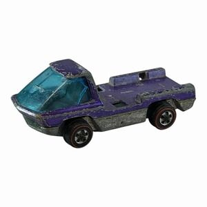 Hot Wheels Redlines Heavyweights Tow Crane Truck Purple HK 1969 Vintage Mattel